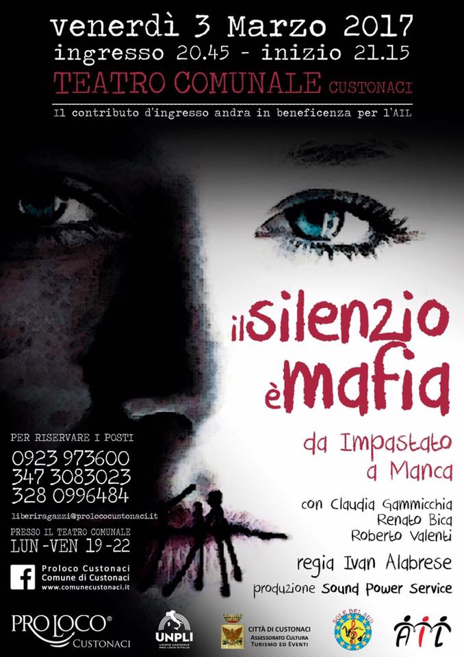 Il silenzio è mafia, da Impastato a Manca