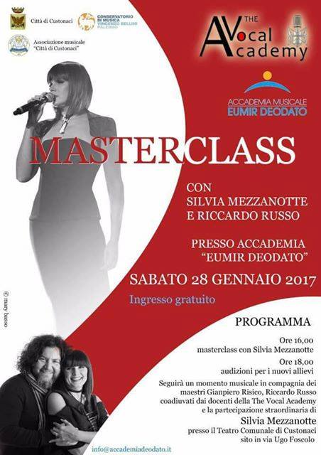Masterclass con Silvia Mezzanotte